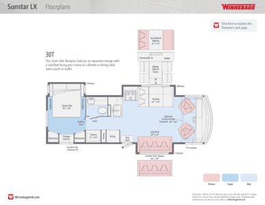 2017 Winnebago Sunstar LX Brochure page 18