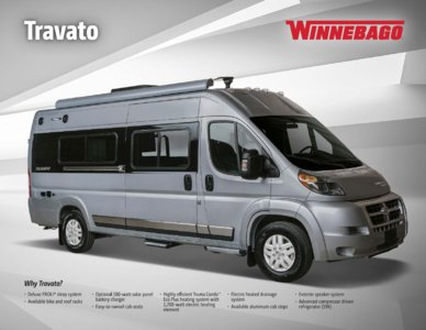 2017 Winnebago Travato Brochure page 1