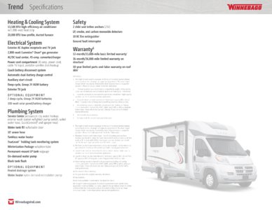 2017 Winnebago Trend Brochure page 18