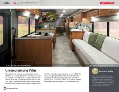 2017 Winnebago Vista Brochure page 2