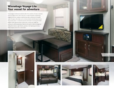 2017 Winnebago Voyage Lite Brochure page 2
