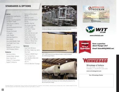 2017 Winnebago Voyage Lite Brochure page 4