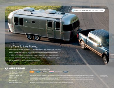 2018 Airstream Flying Cloud Travel Trailer Brochure page 16