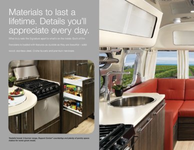 2018 Airstream International Signature Travel Trailers Brochure page 6