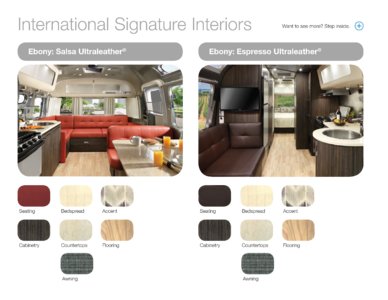 2018 Airstream International Signature Travel Trailers Brochure page 12