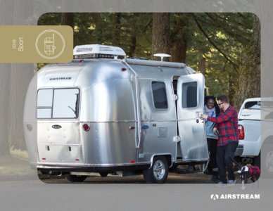 2018 Airstream Sport Travel Trailer Brochure page 1