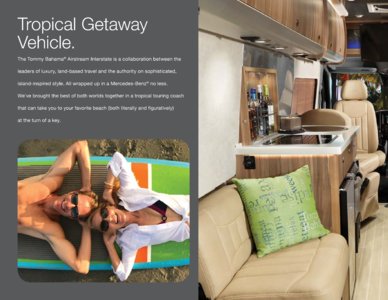 2018 Airstream Tommy Bahama Interstate Touring Coach Brochure page 2