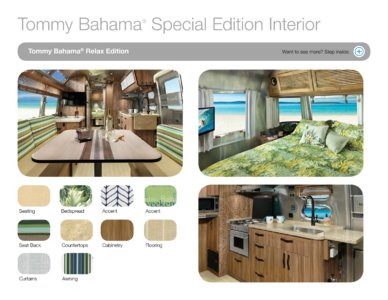 2018 Airstream Tommy Bahama Travel Trailer Brochure page 12