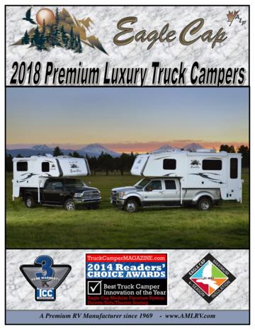 2018 ALP Eagle Cap Truck Campers Brochure