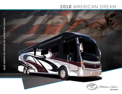 2018 American Coach American Dream Brochure page 1
