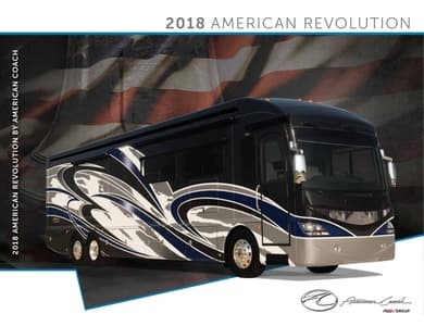 2018 American Coach Brochure page 1