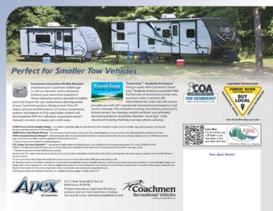 2018 Coachmen Apex Brochure page 12