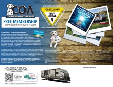 2018 Coachmen Catalina Legacy Edition Brochure page 16