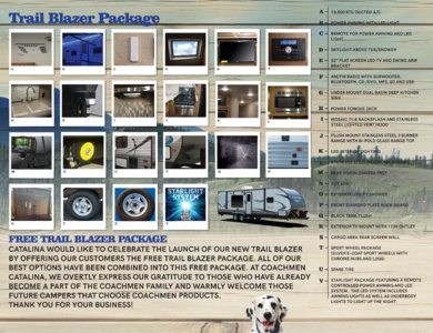 2018 Coachmen Catalina Trailblazer Brochure page 3