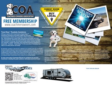 2018 Coachmen Catalina Trailblazer Brochure page 4