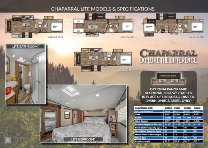 2018 Coachmen Chaparral Brochure page 8