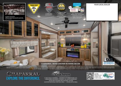 2018 Coachmen Chaparral Brochure page 12