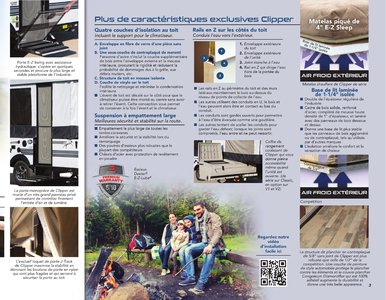 2018 Coachmen Clipper Camping Trailer French Brochure page 3