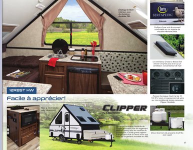 2018 Coachmen Clipper Camping Trailer French Brochure page 5
