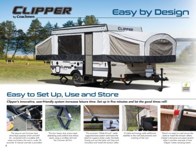 2018 Coachmen Clipper Camping Trailer Brochure page 2