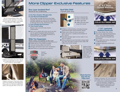 2018 Coachmen Clipper Camping Trailer Brochure page 3