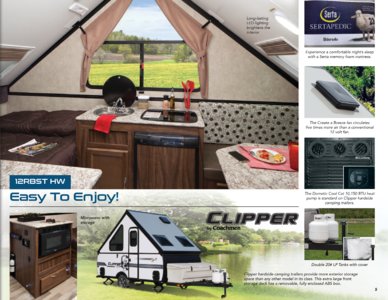 2018 Coachmen Clipper Camping Trailer Brochure page 5
