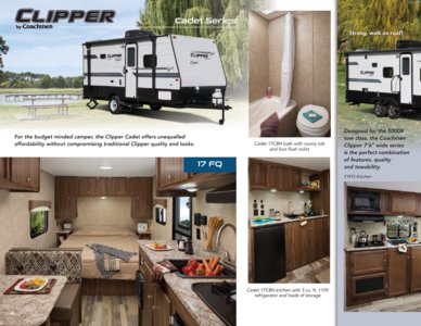 2018 Coachmen Clipper Travel Trailer Brochure page 4