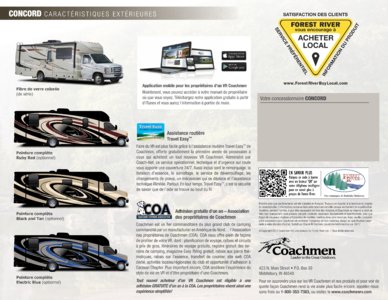 2018 Coachmen Concord French Brochure page 8