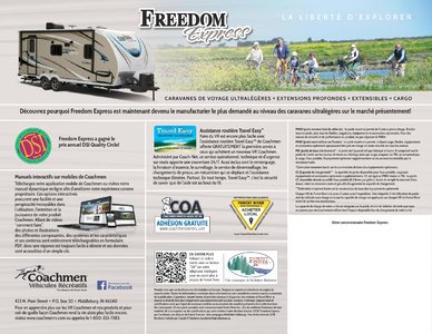 2018 Coachmen Freedom Express French Brochure page 12