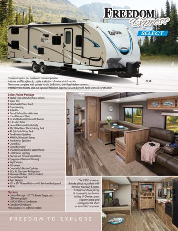 2018 Coachmen Freedom Express Select Brochure