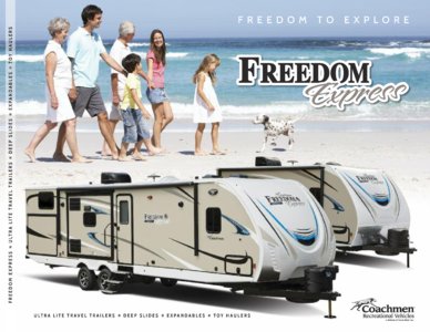 2018 Coachmen Freedom Express Brochure page 1