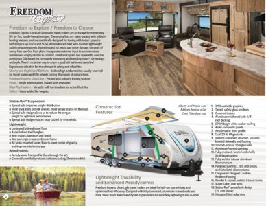 2018 Coachmen Freedom Express Brochure page 2