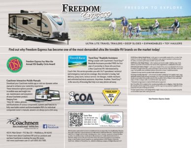 2018 Coachmen Freedom Express Brochure page 12