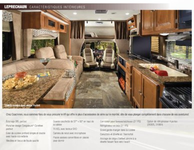 2018 Coachmen Leprechaun French Brochure page 2