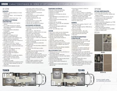 2018 Coachmen Orion French Brochure page 6