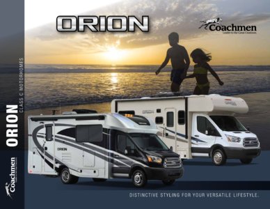 2018 Coachmen Orion Brochure page 1
