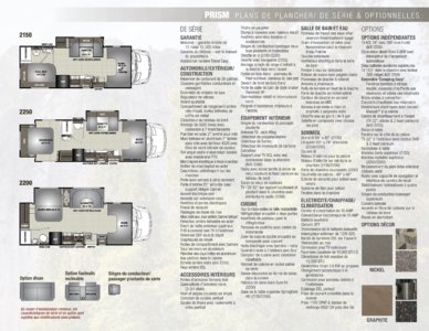 2018 Coachmen Prism French Brochure page 7