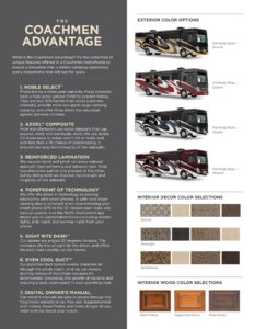 2018 Coachmen Sportscoach Brochure page 2