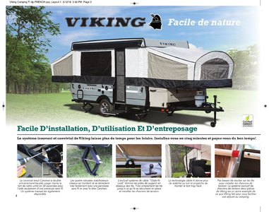 2018 Coachmen Viking Camping Trailer French Brochure page 2