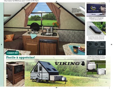2018 Coachmen Viking Camping Trailer French Brochure page 5