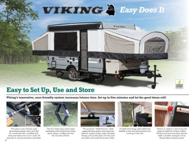 2018 Coachmen Viking Camping Trailer Brochure page 2