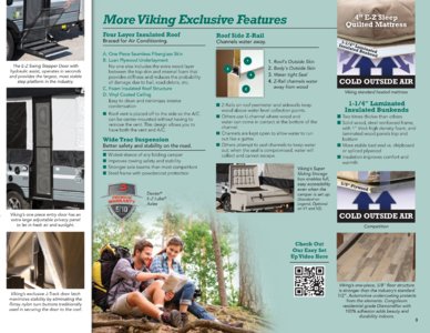 2018 Coachmen Viking Camping Trailer Brochure page 3