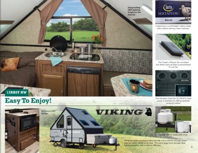 2018 Coachmen Viking Camping Trailer Brochure page 5