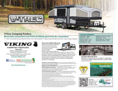 2018 Coachmen Viking Camping Trailer Brochure page 8