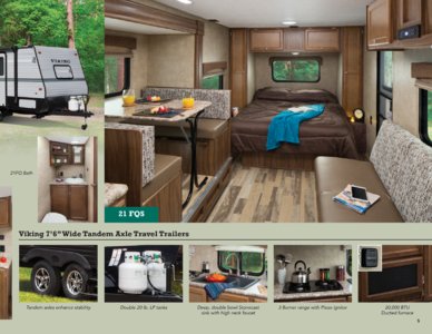 2018 Coachmen Viking Travel Trailer Brochure page 5