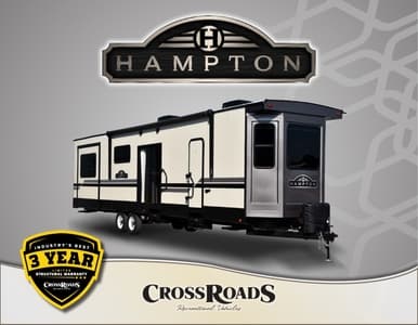 2018 Crossroads RV Hampton Brochure page 1