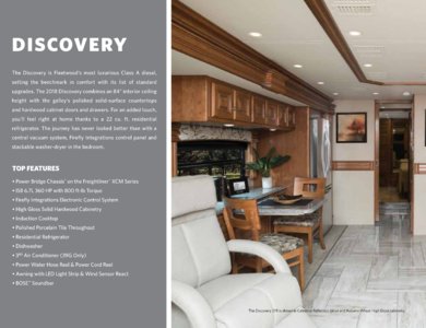 2018 Fleetwood Discovery Brochure page 2