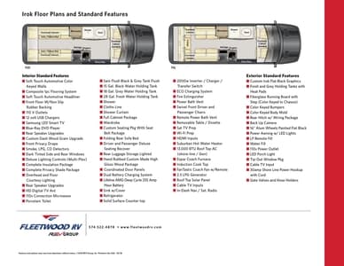 2018 Fleetwood Irok Brochure page 4