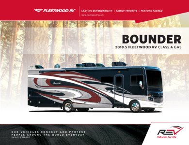 2018 Fleetwood New Bounder Brochure page 1