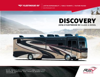 2018 Fleetwood New Discovery Brochure page 1